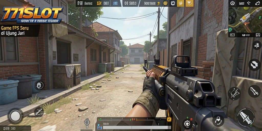 Tampilan aksi mendebarkan di gameplay <strong>171SLOT</strong> yang intens.