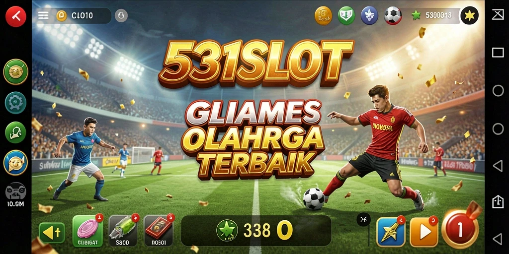Screenshot gameplay seru 531SLOT menampilkan aksi olahraga yang mendebarkan.