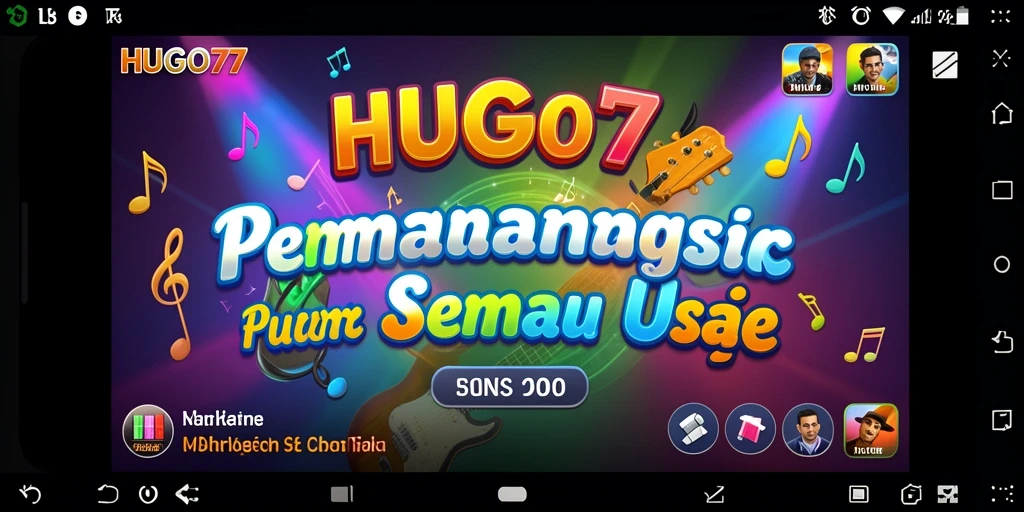 Tampilan gameplay HUGO77 yang menarik dan interaktif.