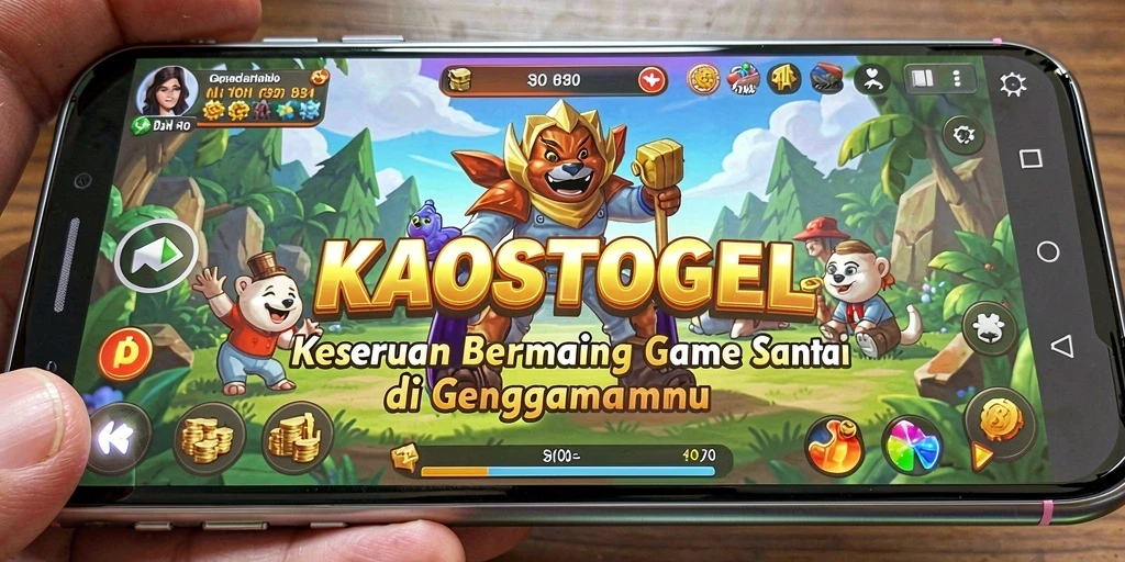 Tangkapan layar menunjukkan gameplay seru KAOSTOGEL.