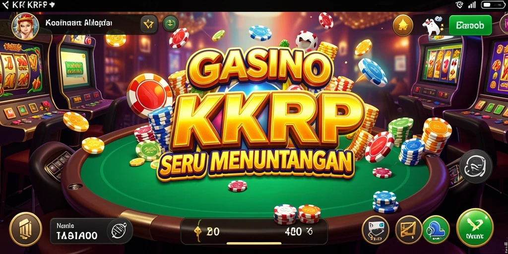 Tampilan gameplay Kasino yang menawan dari KKRP.