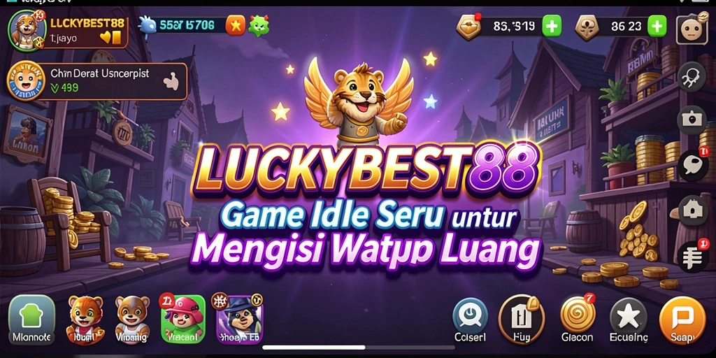 Tangkapan layar utama LUCKYBEST88 menampilkan gameplay yang menarik dan santai.