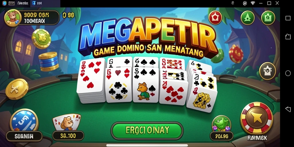 Tampilan gameplay MEGAPETIR yang mendebarkan dan penuh strategi.
