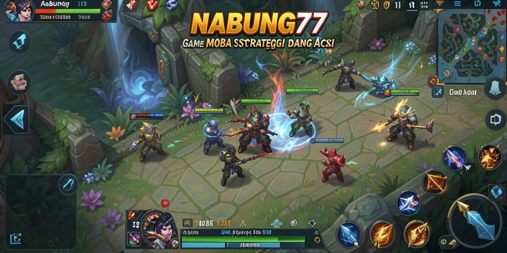 Tangkapan layar gameplay seru dari NABUNG77.