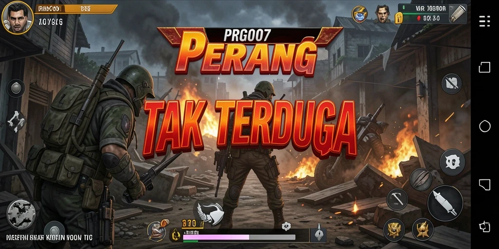 Tampilan gameplay seru di PRG007 yang menampilkan pertempuran mendebarkan.