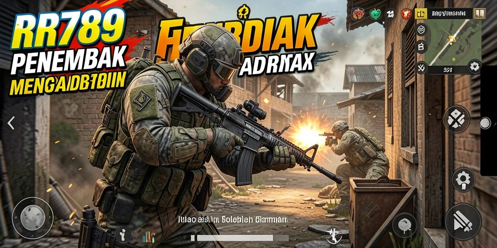 Gameplay mendebarkan RR789 dengan aksi tembak-menembak yang intens.