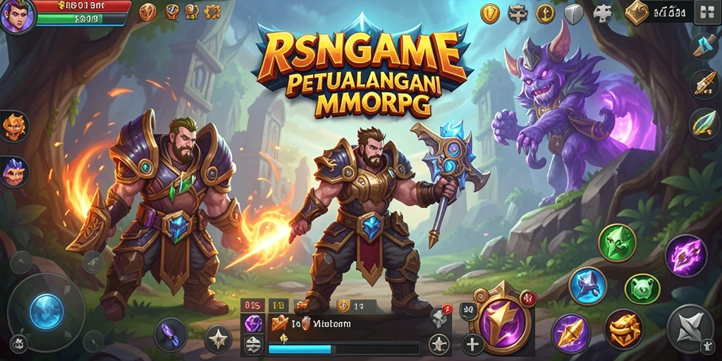 Screenshot RSNGAME menampilkan aksi seru dalam petualangan MMORPG.
