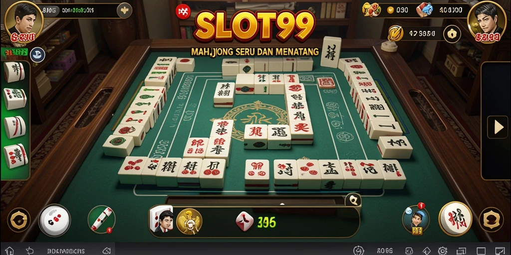 Tampilan SLOT99 yang menampilkan gameplay Mahjong yang seru.