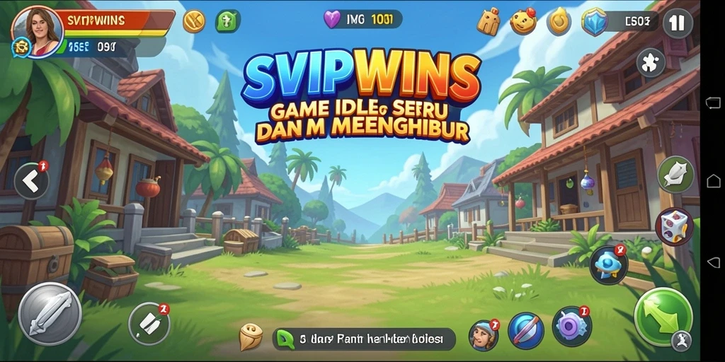 Tampilan gameplay Idle yang menarik dan interaktif.
