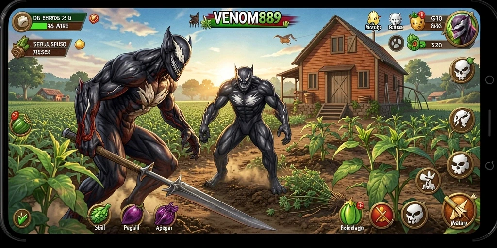 Gameplay menarik dari VENOM889 menampilkan keseruan bertani.