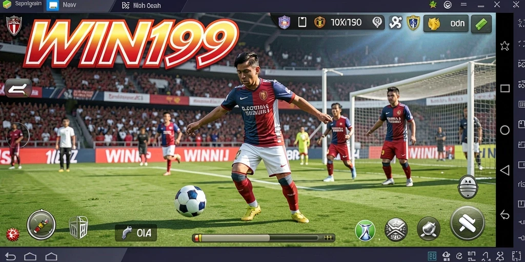 Gameplay menarik dari pertandingan sepak bola di WIN199.