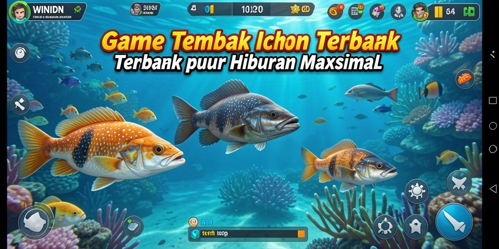 Tampilan gameplay WINIDN yang menarik dan penuh aksi Tembak Ikan.